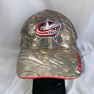 Columbus Blue Jackets Camo Camouflage Cap Hat Hockey